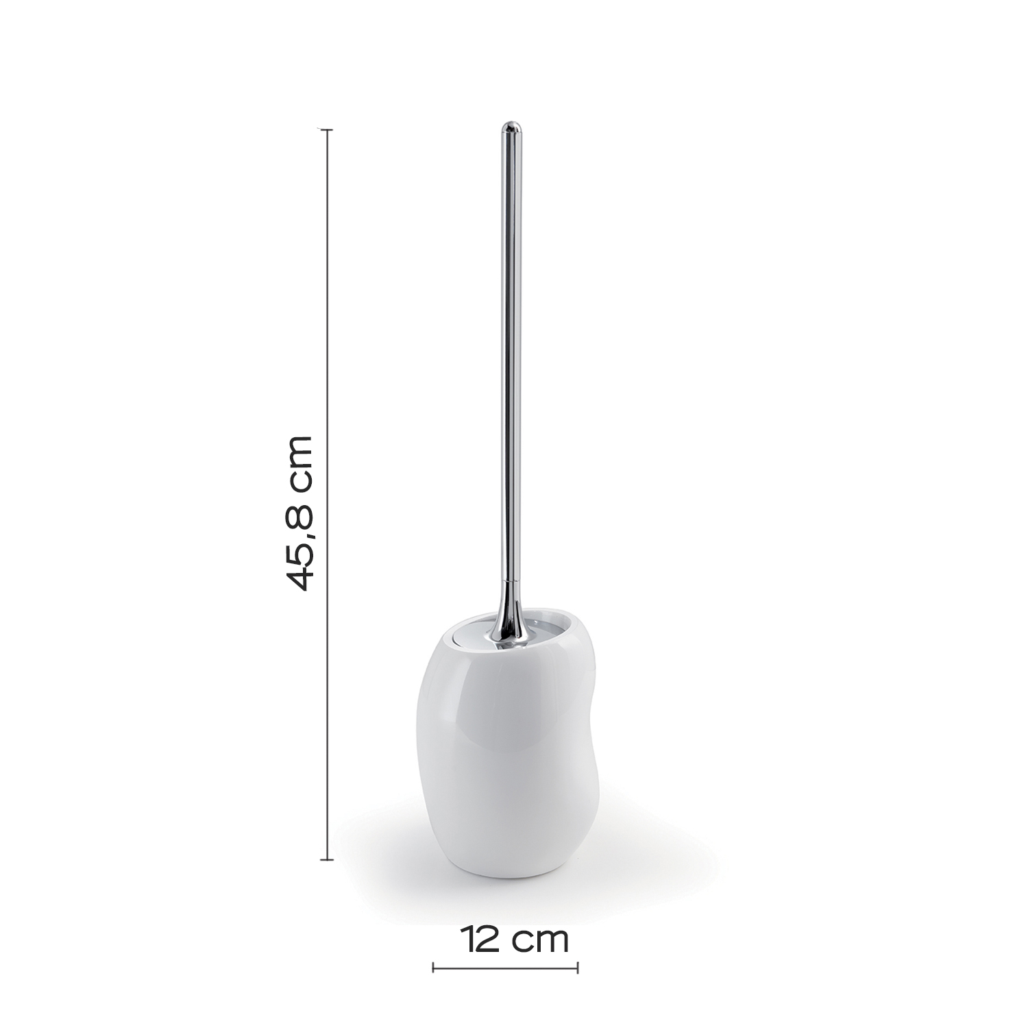 gedy-iside-porte-brosse-wc-blanc-brillant-poser image 2