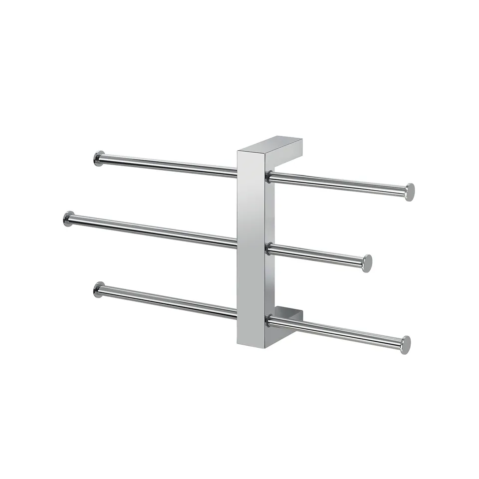 gedy-bridge-barre-porte-serviettes-chrome-mural image 1