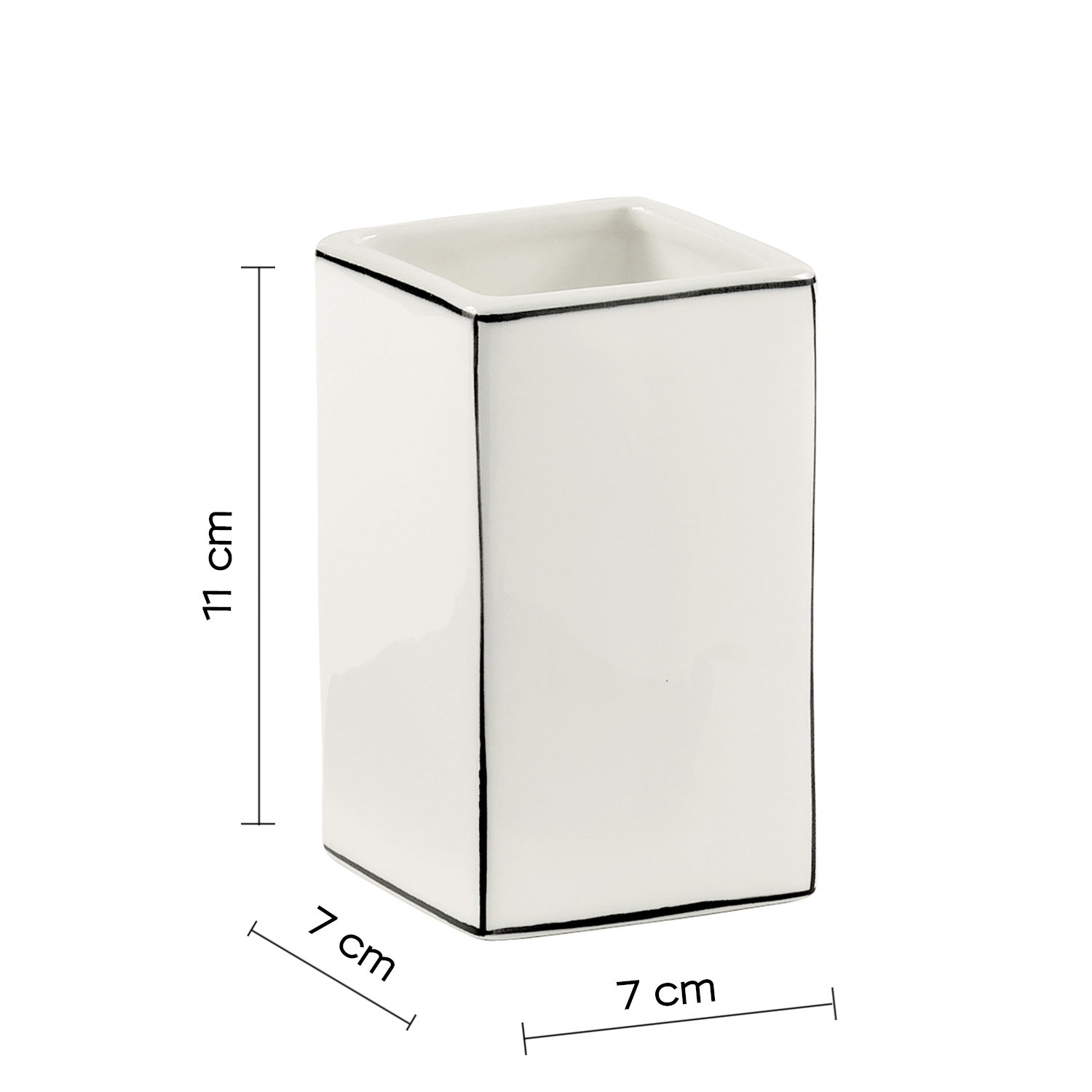 gedy-lucrezia-porte-brosse-dents-blanc image 2