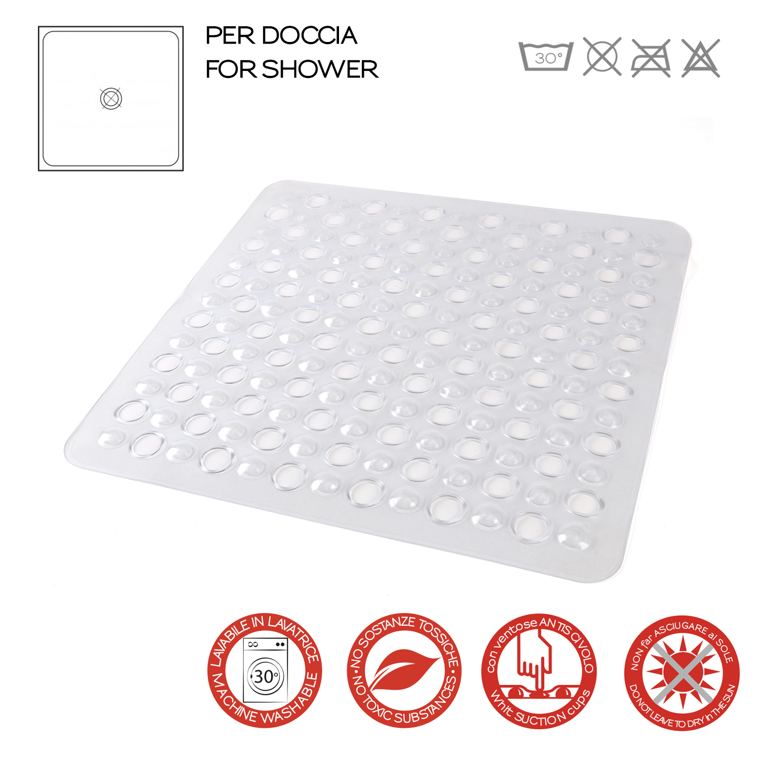 gedy-maim-tapis-de-baignoire-antid-rapant-50x50-cm-transparent image 5