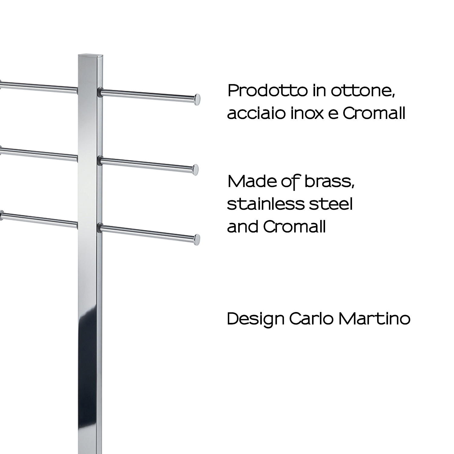 gedy-bridge-porte-serviettes-sur-pied-chrome image 3