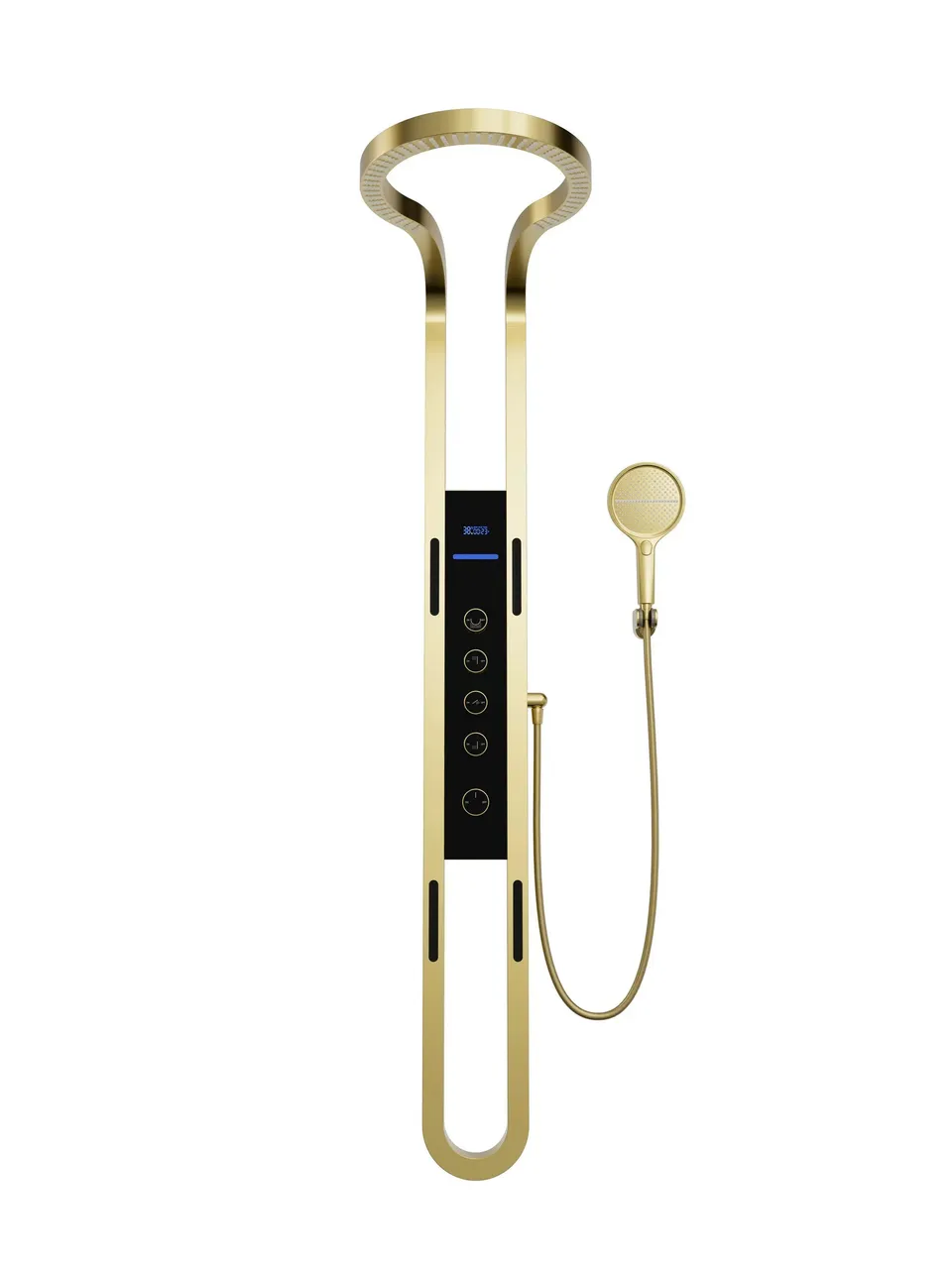 hudor-scamandre-600102-colonne-douche-dor-bross-inox image 1