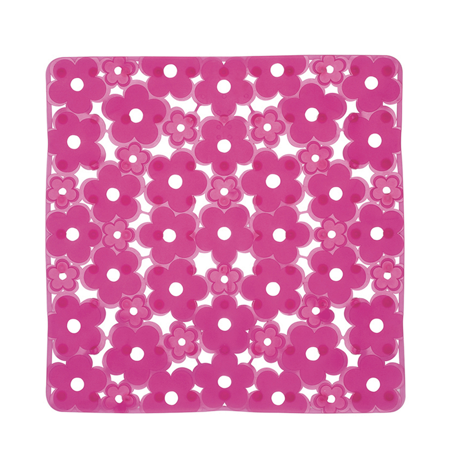 gedy-margherita-tapis-de-douche-53x53-cm-fuchsia image 1