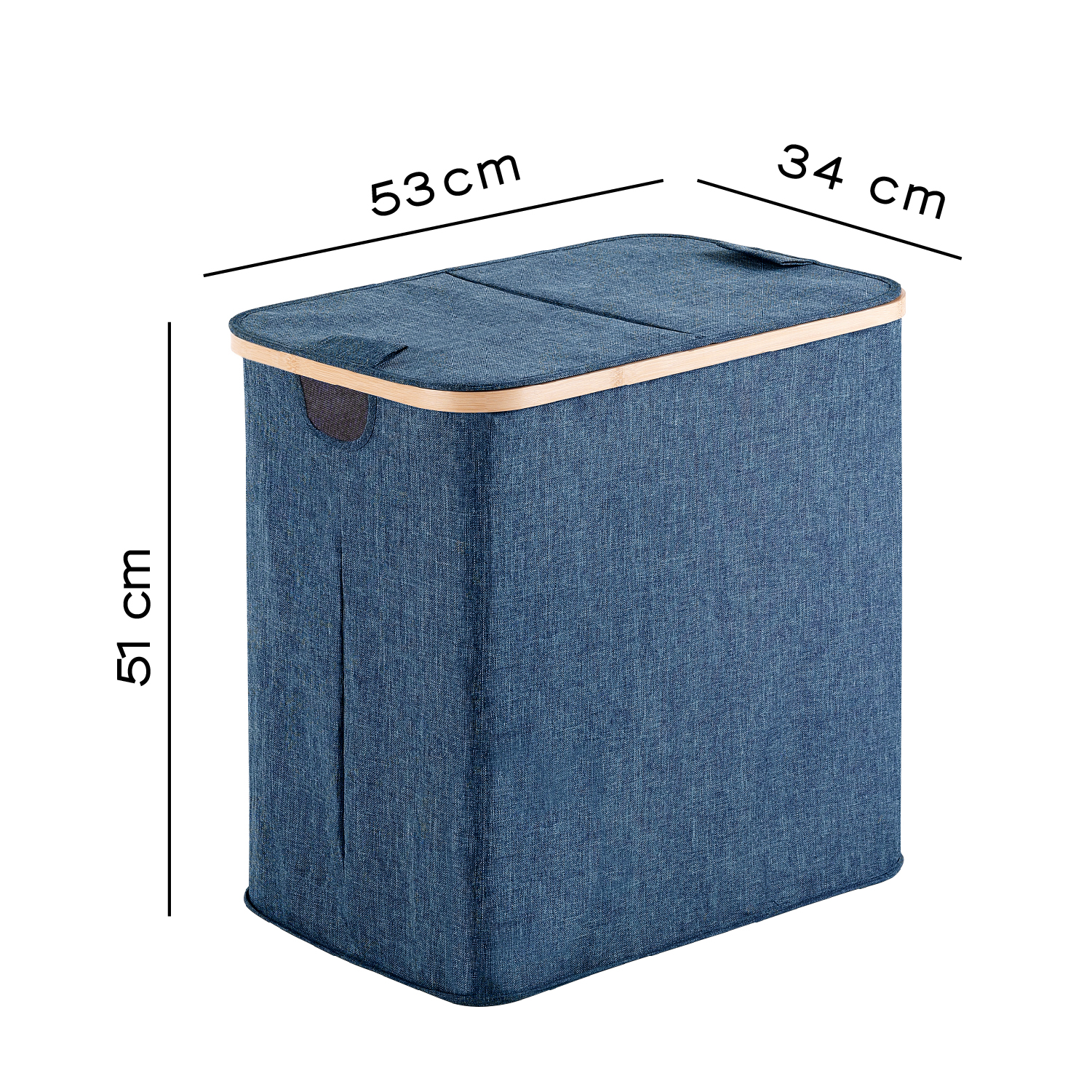 gedy-yoshi-panier-linge-87-l-bleu image 2
