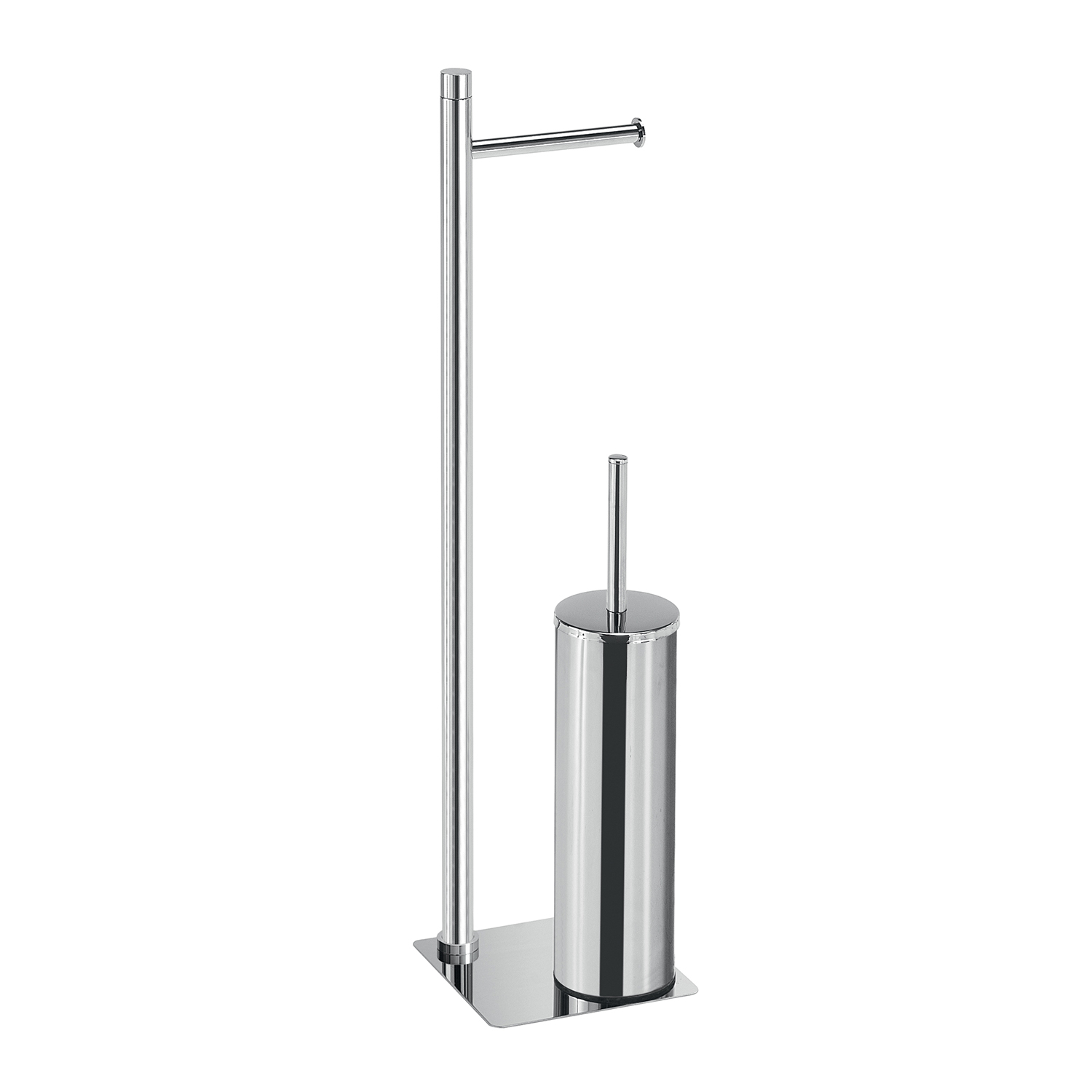 gedy-trilly-ensemble-porte-papier-et-porte-brosse-wc-chrome image 1