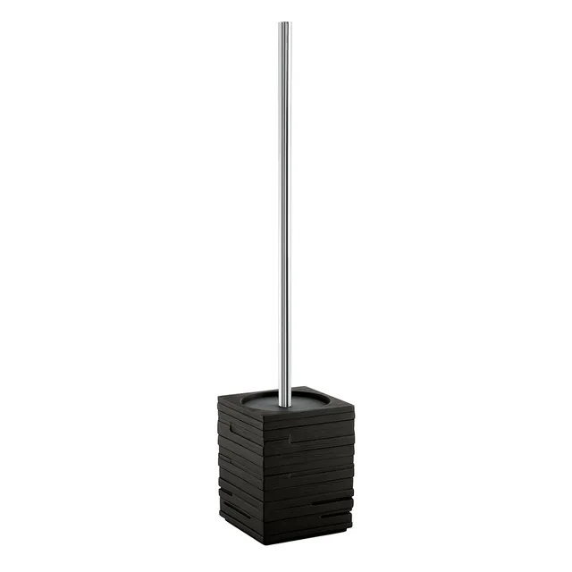 gedy-quadrotto-porte-brosse-wc-noir-poser image 1