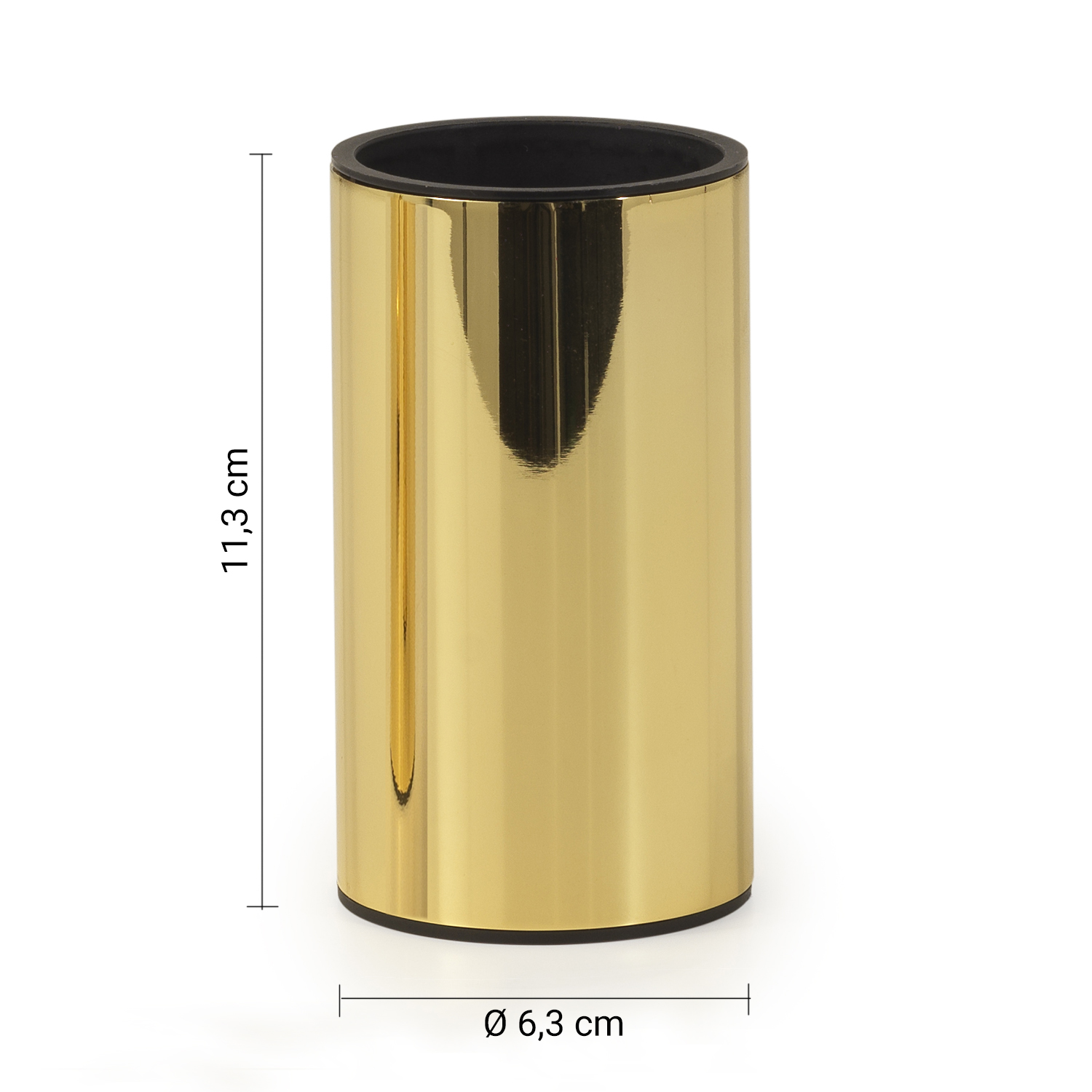 gedy-elettra-porte-brosse-dents-or-poser image 2