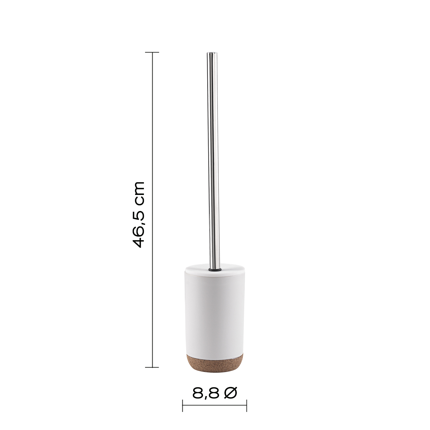 gedy-ilary-porte-brosse-wc-blanc-poser image 2