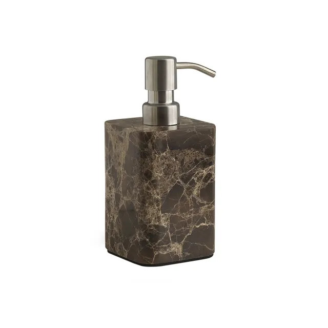 gedy-matilde-distributeur-de-savon-dark-emperador-poser image 1