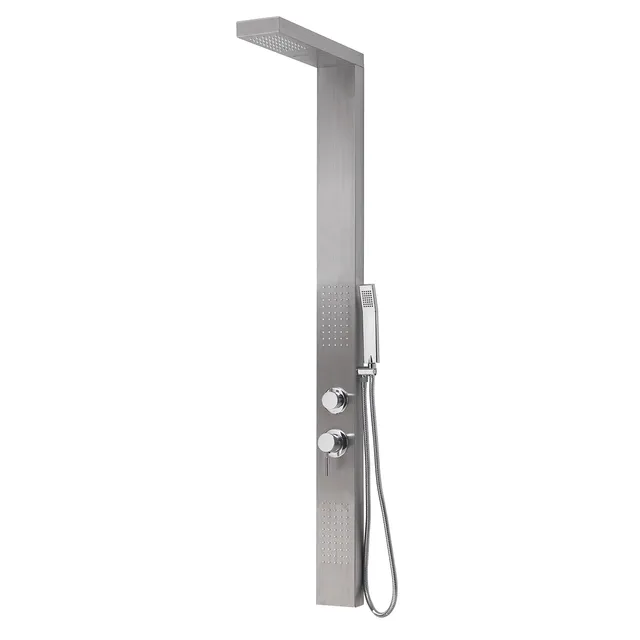 gedy-cascade-00-panneau-douche-inox-bross-multifonction image 1