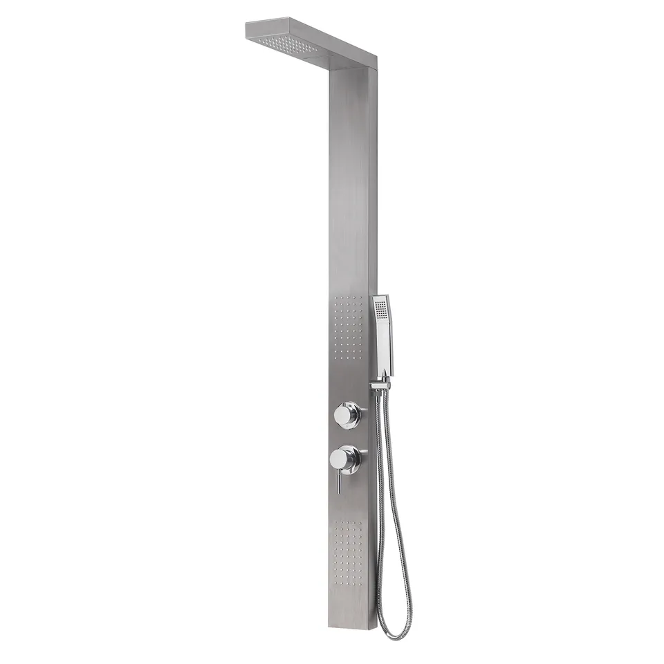 gedy-cascade-00-panneau-douche-inox-bross-multifonction image 1