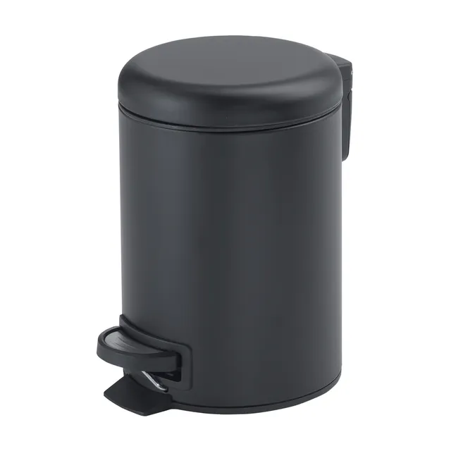 gedy-potty-poubelle-noir-mat-salle-de-bain image 1