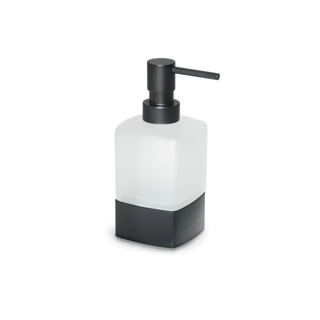 gedy-lounge-distributeur-savon-noir-mat-mural image 1