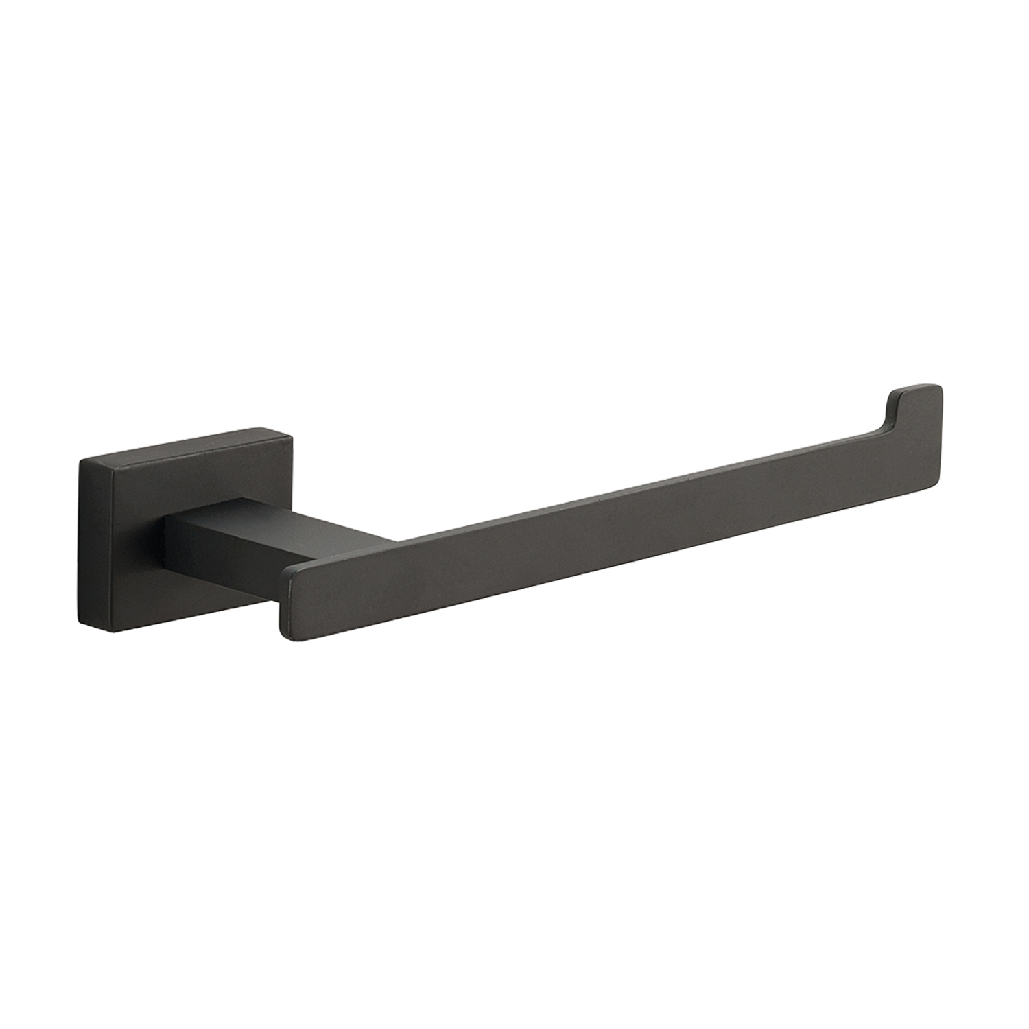 gedy-atena-porte-rouleau-noir-mat-mural-wc-salle-de-bain image 1
