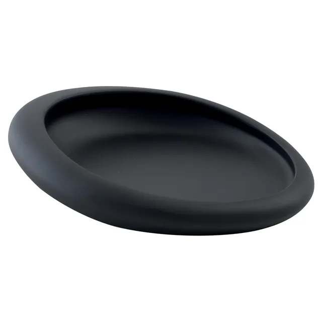 gedy-iside-porte-savon-noir-mat-poser image 1