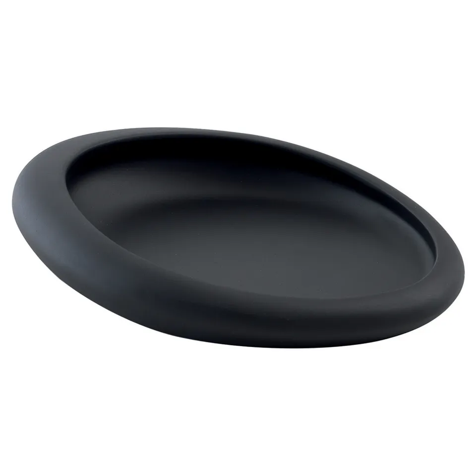 gedy-iside-porte-savon-noir-mat-poser image 1