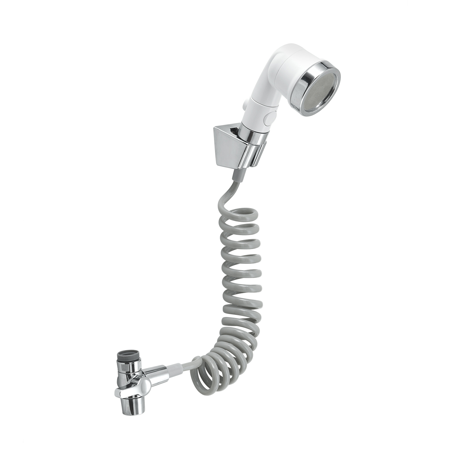 gedy-kit-de-douche-douchette-3-jets-blanc image 1