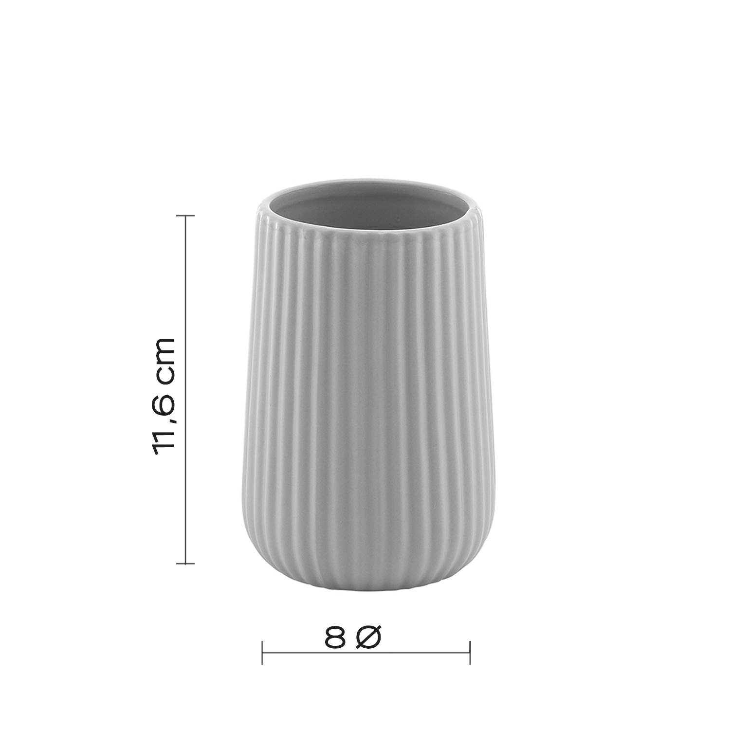 gedy-marika-porte-brosse-dents-gris-poser image 2