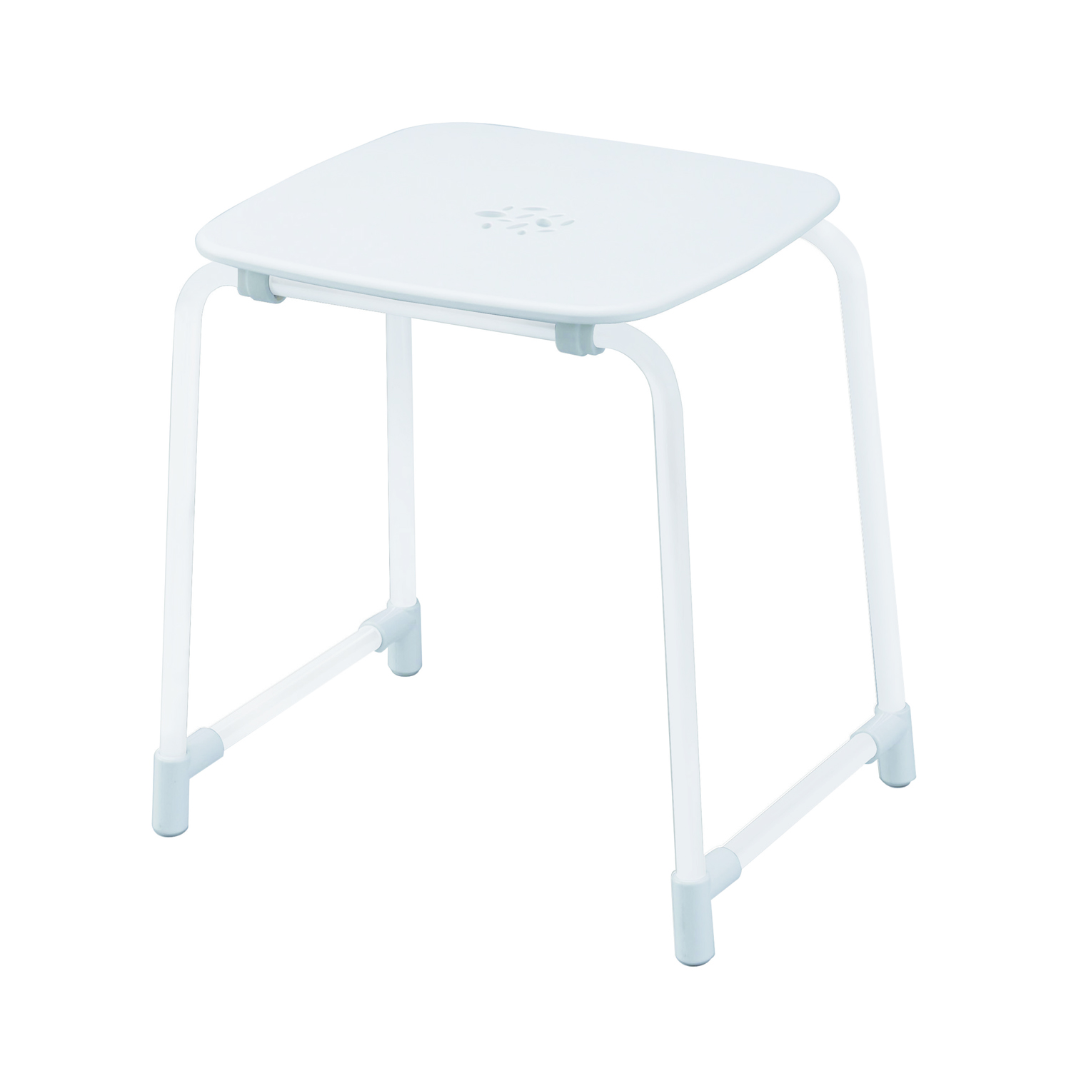 gedy-prima-classe-tabouret-de-salle-de-bain-blanc image 1
