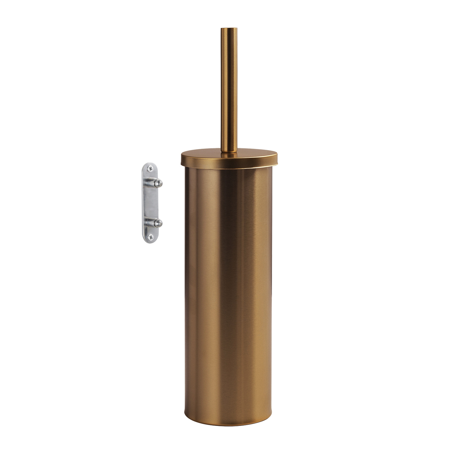 gedy-flip-brosse-wc-murale-or-rose image 1
