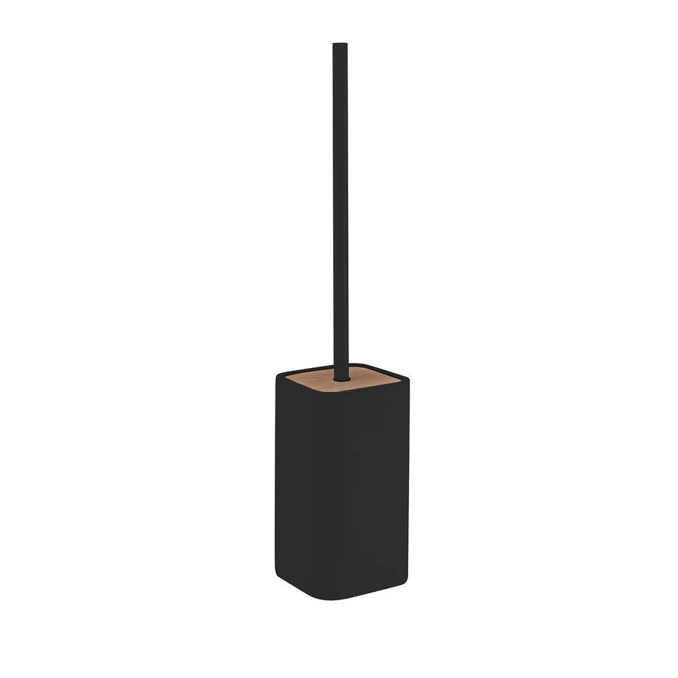 gedy-ninfea-porte-rouleau-wc-noir-mat image 1