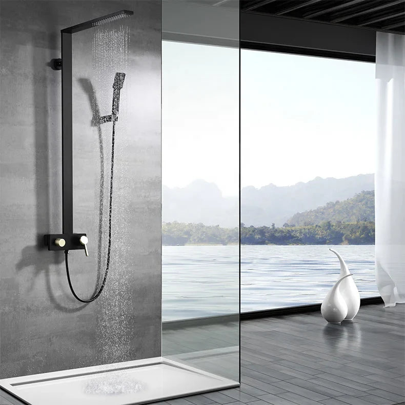 hudor-c-phise-colonne-douche-murale-noir-mat image 5