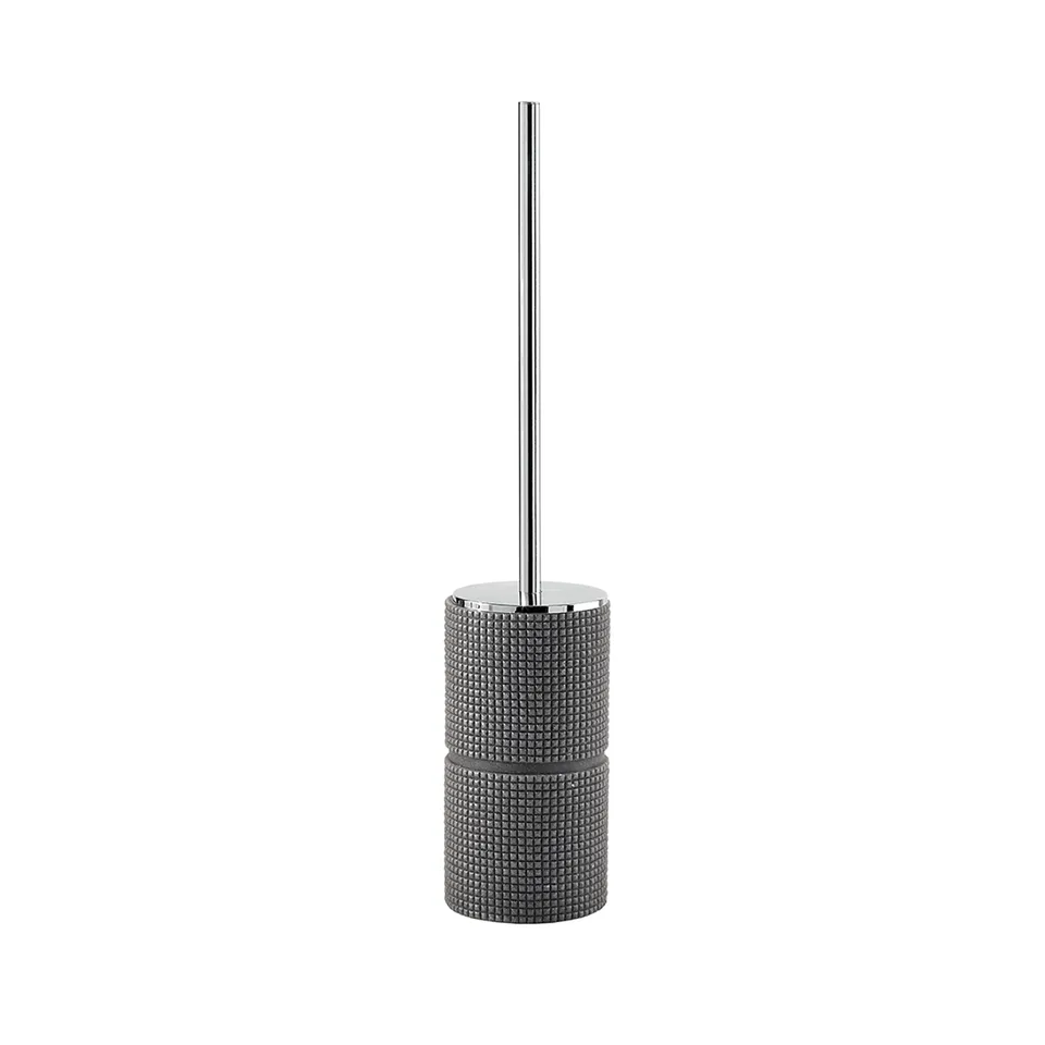 gedy-petra-porte-brosse-wc-gris-poser image 1