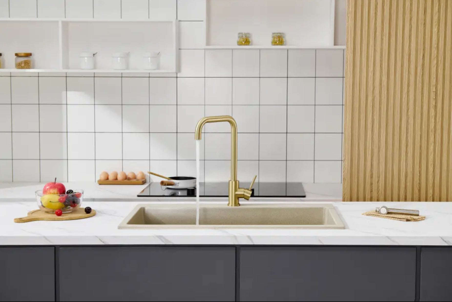 hudor-scamandre-k128-mitigeur-cuisine-dor-bross-360 image 3