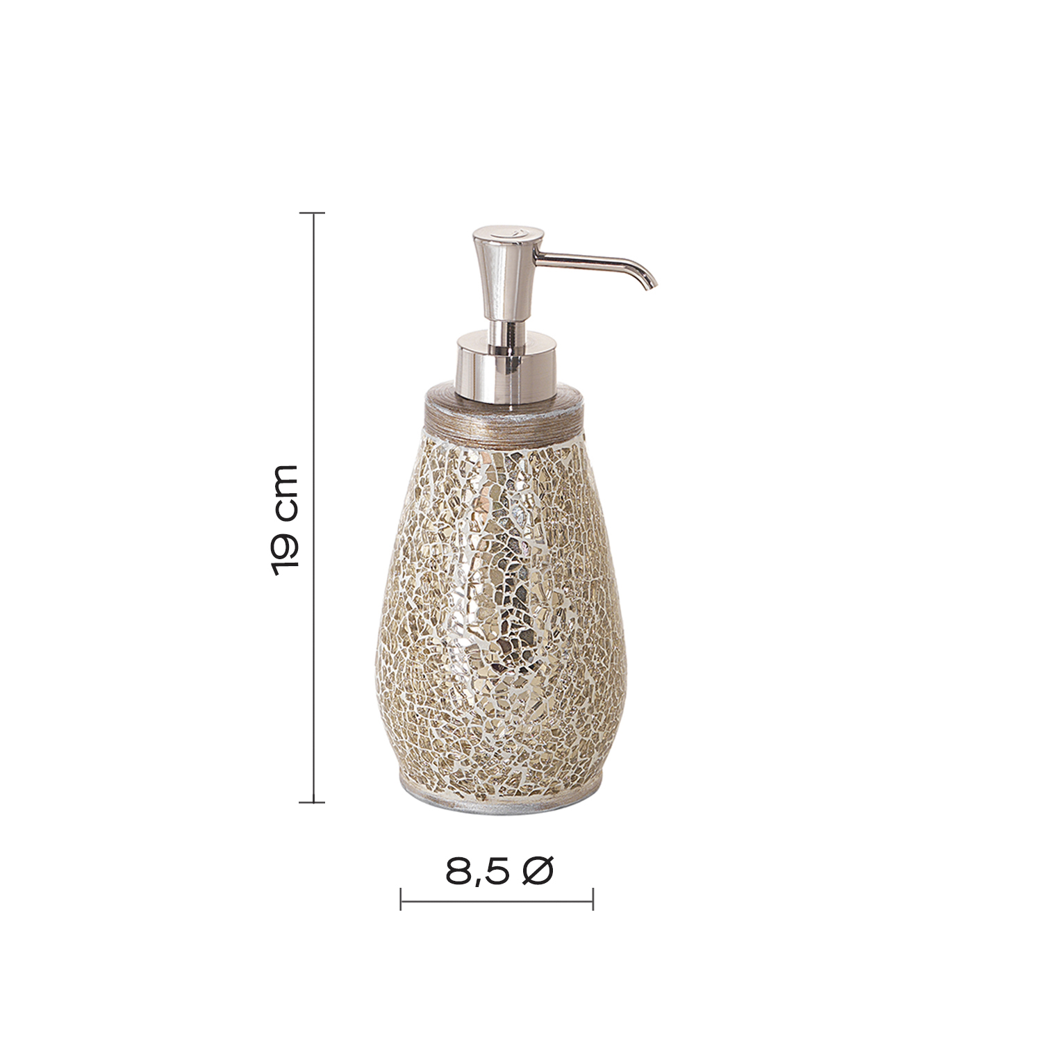 gedy-myosotis-distributeur-de-savon-cr-me-or-poser image 2