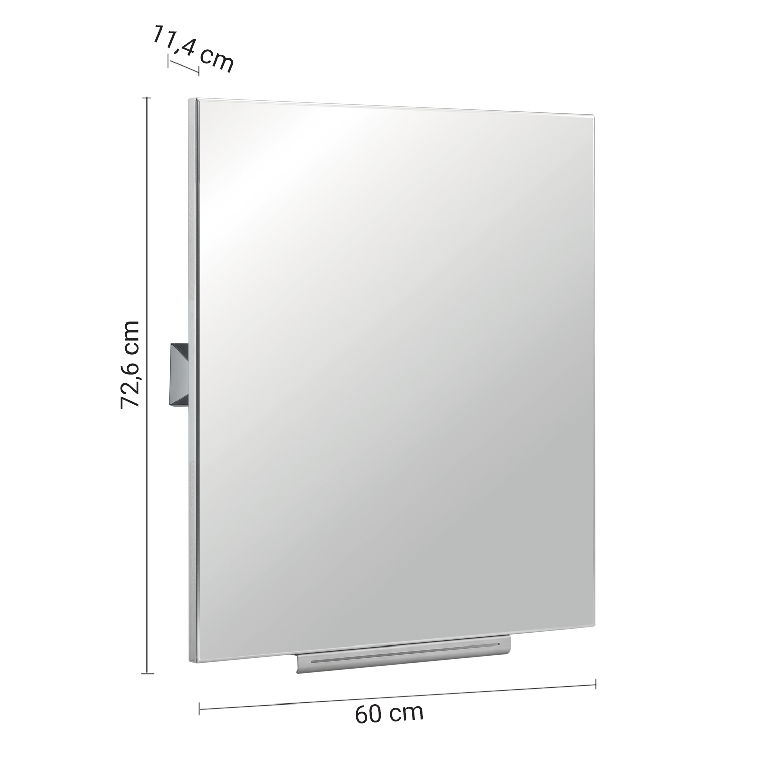gedy-prima-classe-miroir-grossissant-basculant-mural image 2