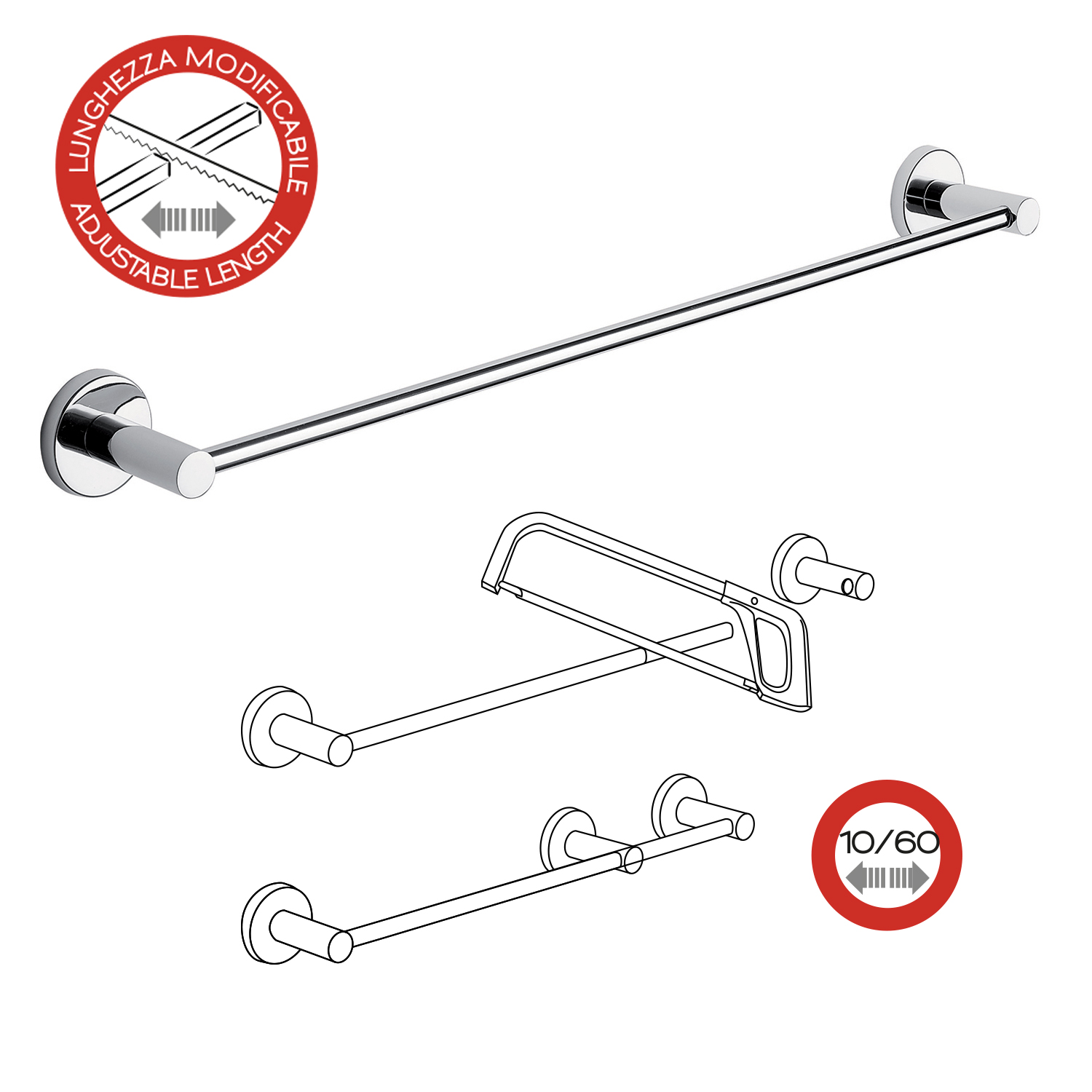 gedy-felce-porte-serviette-60-cm-chrome image 5