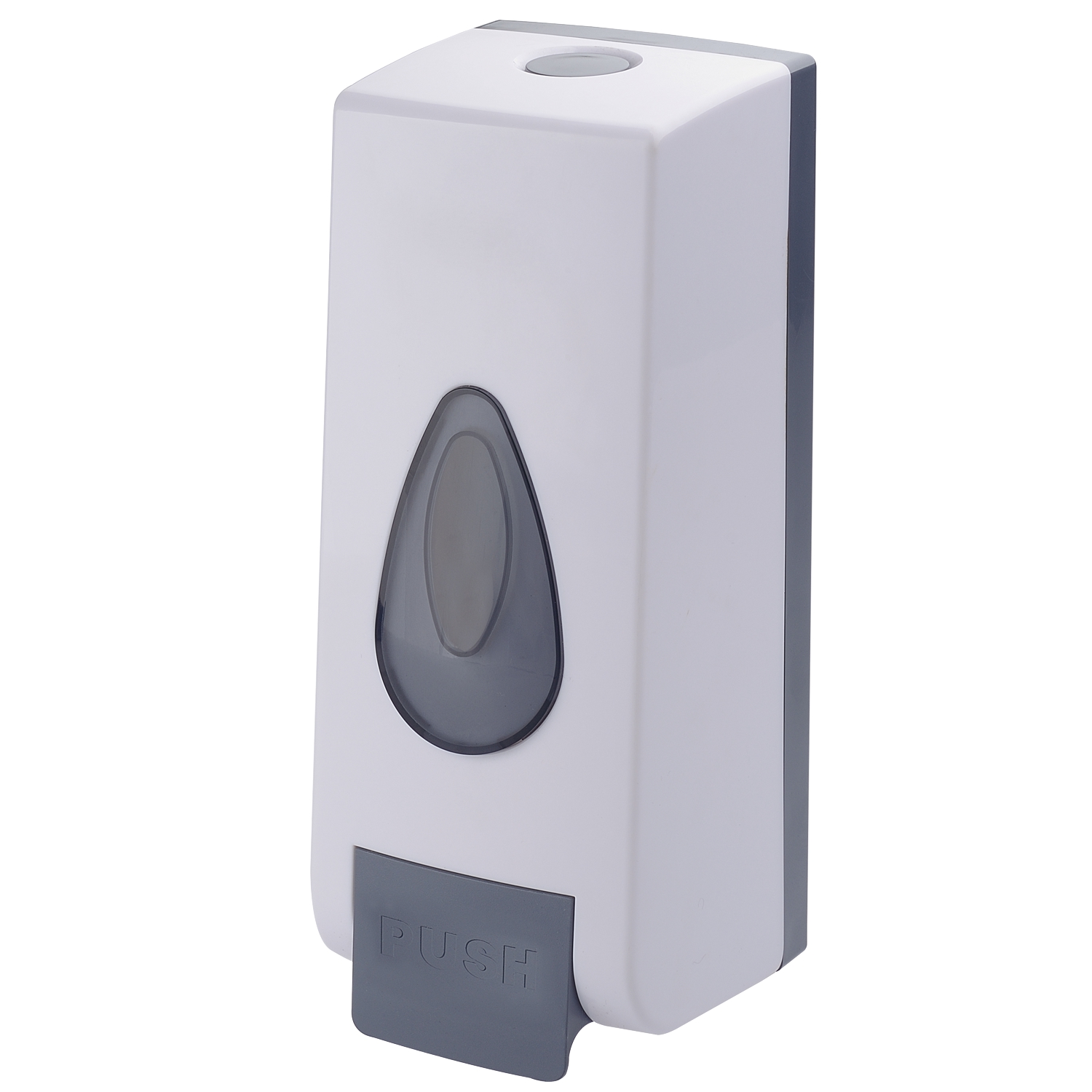 bisk-m1-distributeur-de-savon-mural-600-ml-blanc image 1