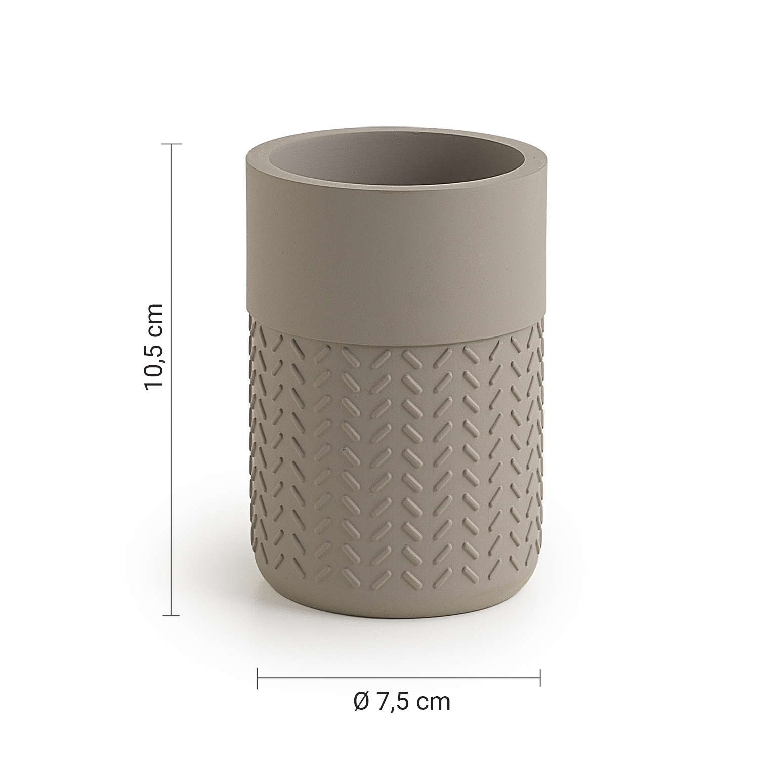 gedy-thea-porte-brosse-dents-gris-poser image 2