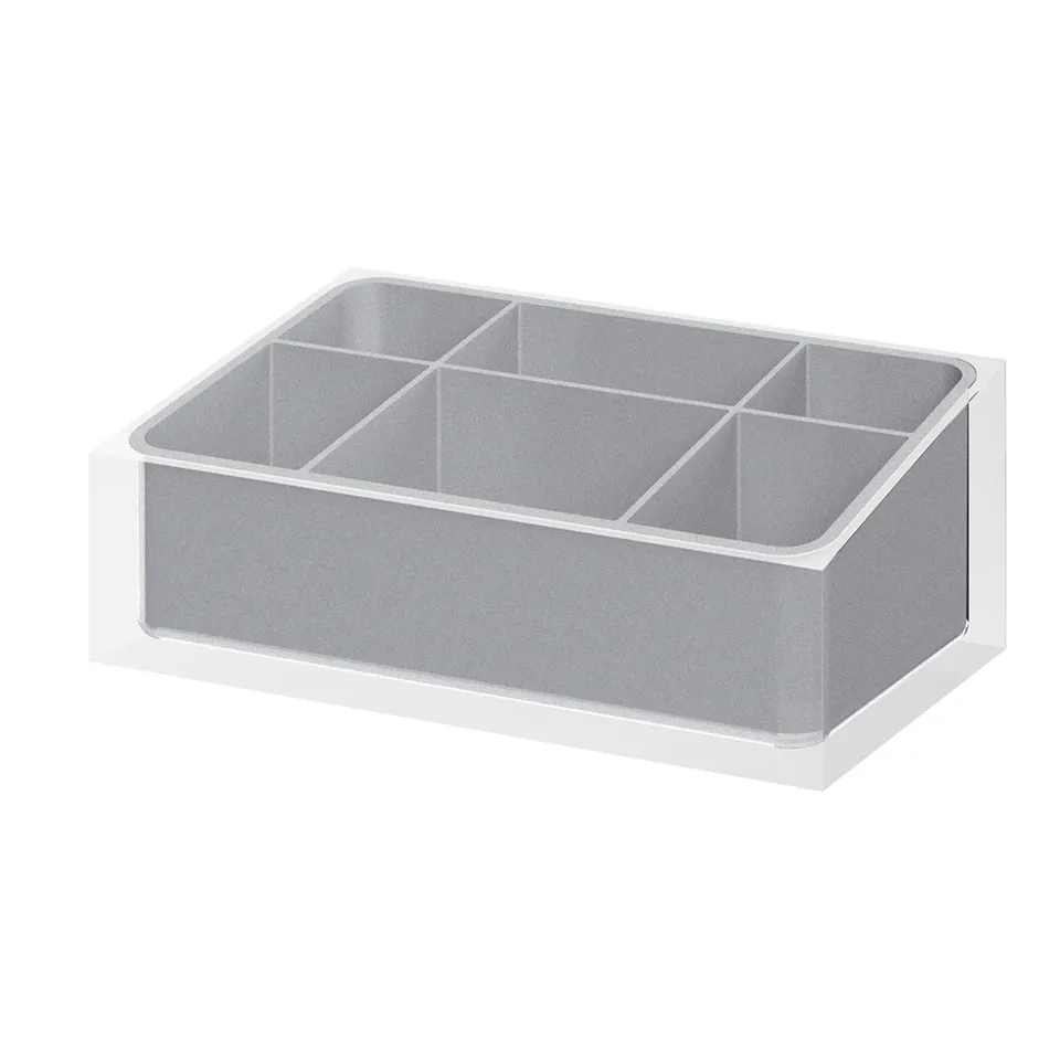 gedy-rainbow-organisateur-salle-de-bain-argent image 1