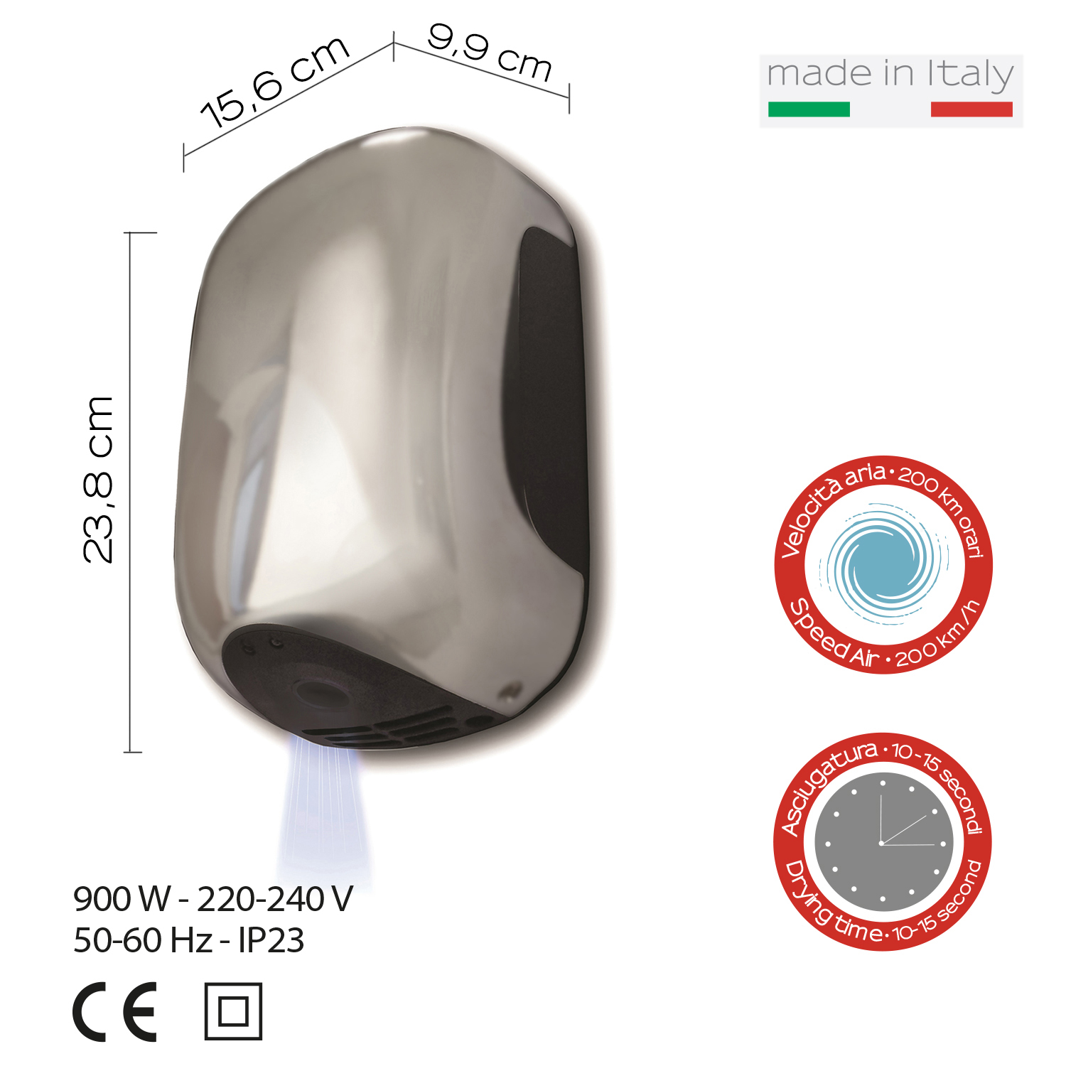 gedy-bora-s-che-mains-lectrique-cellule-satin image 2