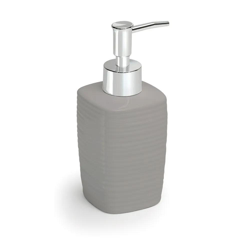 gedy-kelly-distributeur-de-savon-gris-poser image 1