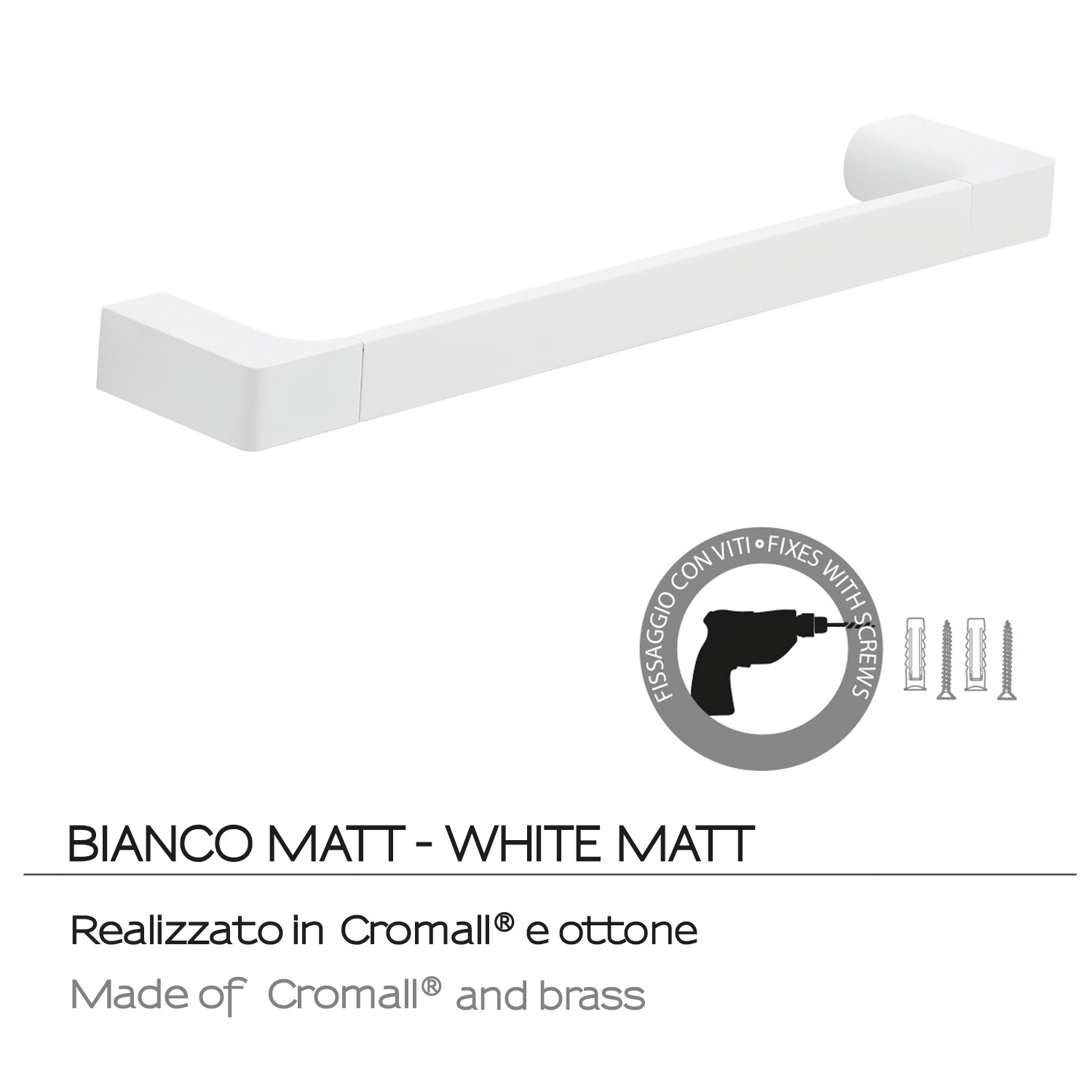 gedy-pirenei-porte-serviette-35-cm-blanc-mat image 5