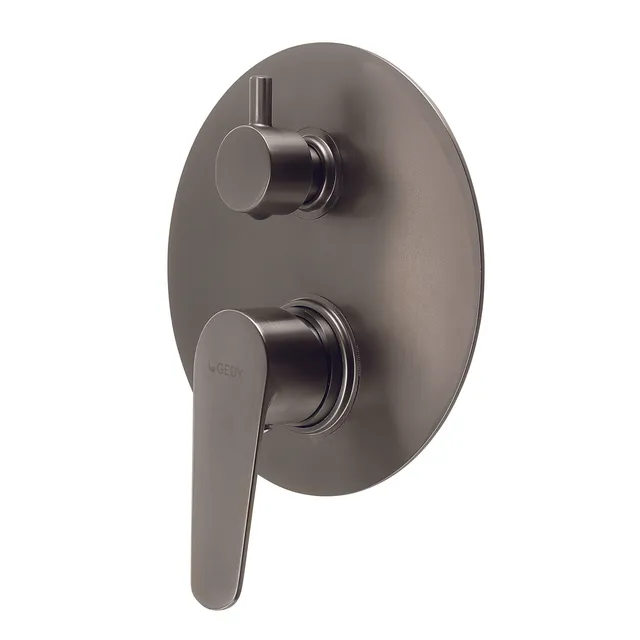 gedy-como-mitigeur-douche-encastr-gun-metal-inverseur image 1