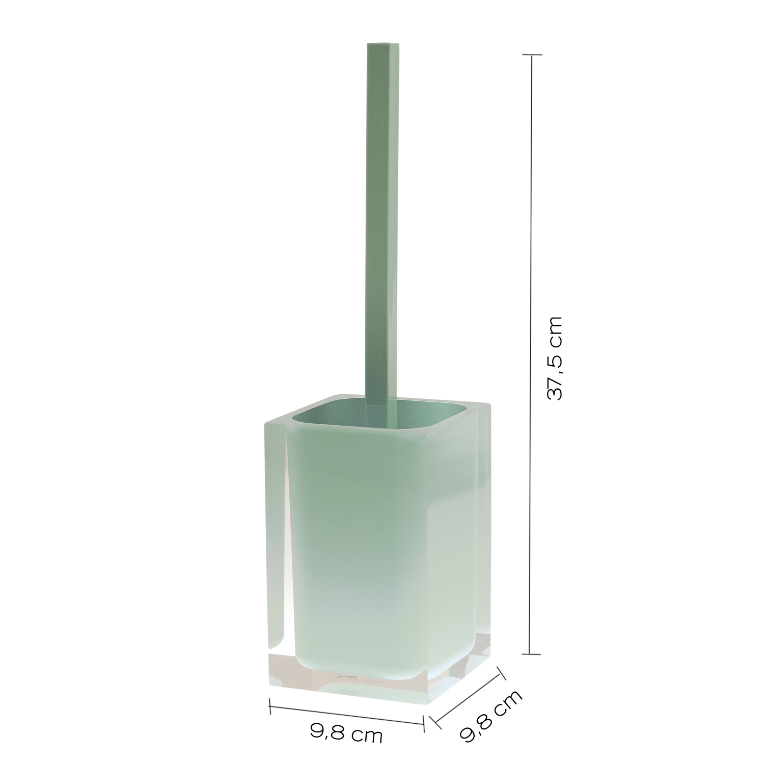 gedy-rainbow-porte-brosse-wc-menthe-verte image 2