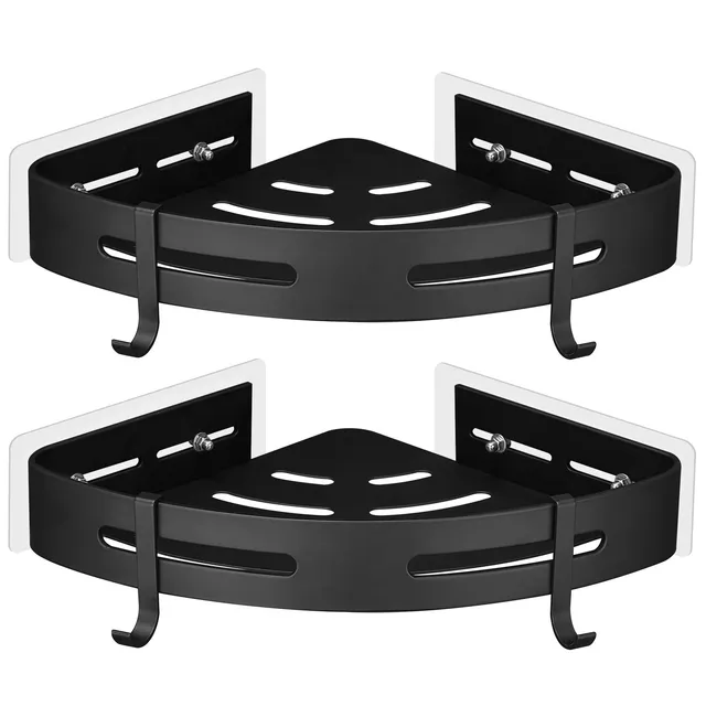 gricol-tag-res-de-douche-tag-re-angle-noir-lot-de-2-antirouille image 1