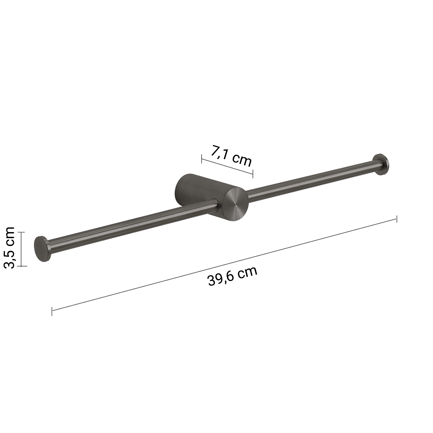 gedy-ande-porte-rouleau-r-serve-gun-metal image 2