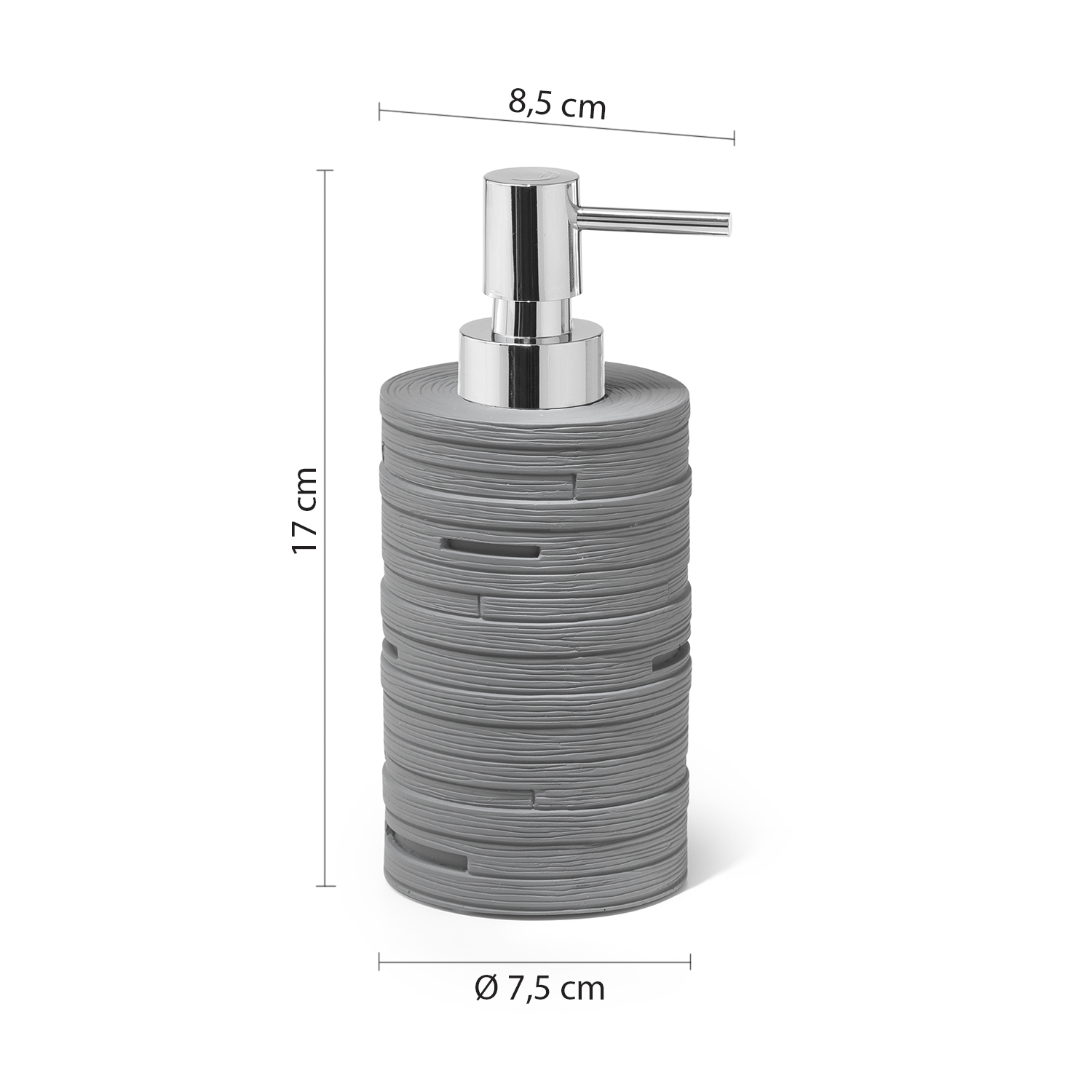 gedy-helen-distributeur-de-savon-gris image 2