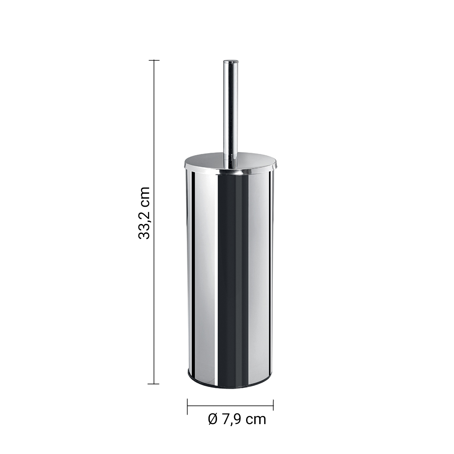 gedy-edera-plus-porte-brosse-wc-chrom-poli image 2