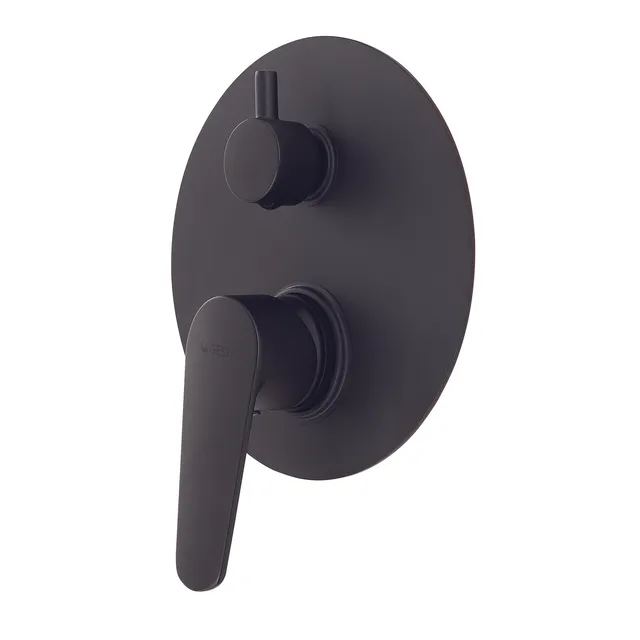 gedy-como-mitigeur-douche-encastr-noir-mat-avec-inverseur image 1