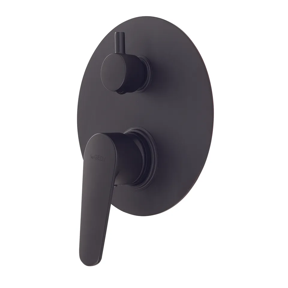 gedy-como-mitigeur-douche-encastr-noir-mat-avec-inverseur image 1
