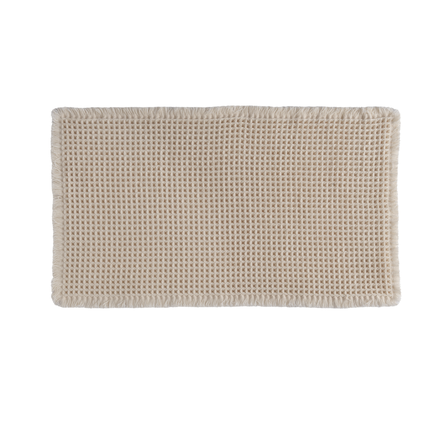 gedy-waffle-tapis-de-bain-70x50-cm-cr-me image 1