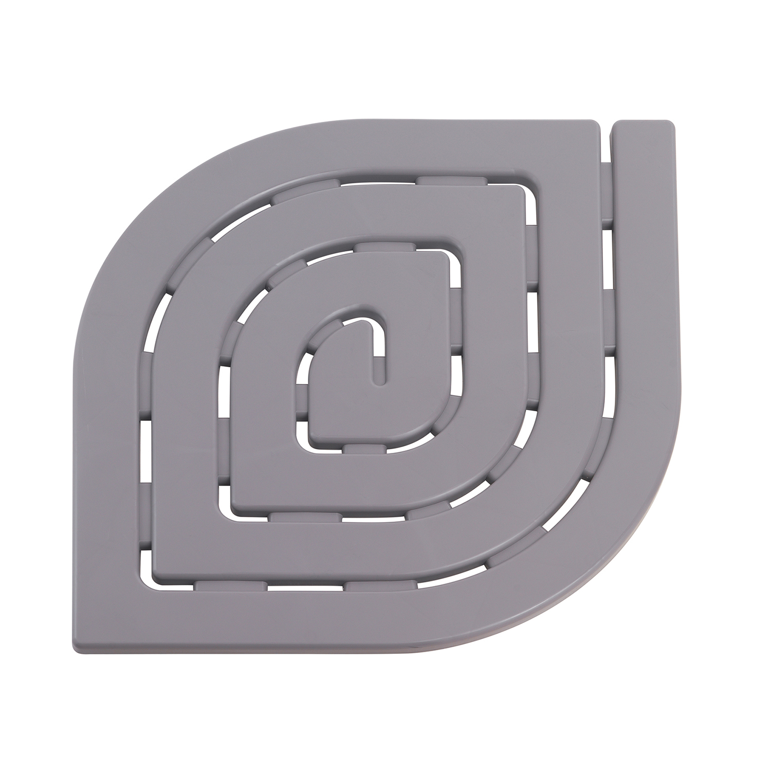 gedy-spirale-caillebotis-douche-54-5x54-5-cm-gris image 1