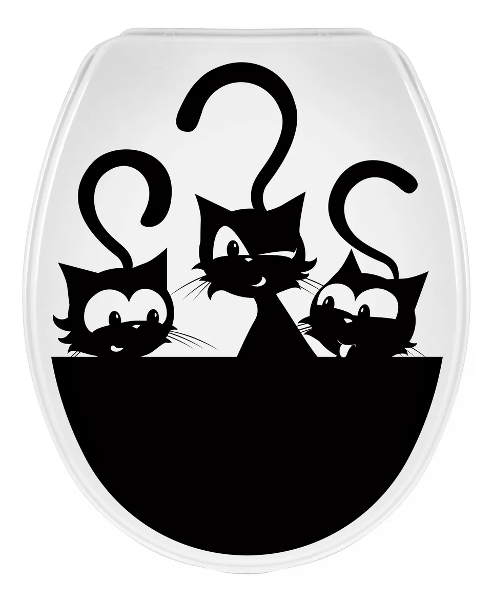 bisk-toilet-seats-abattant-wc-blanc-plastique image 1