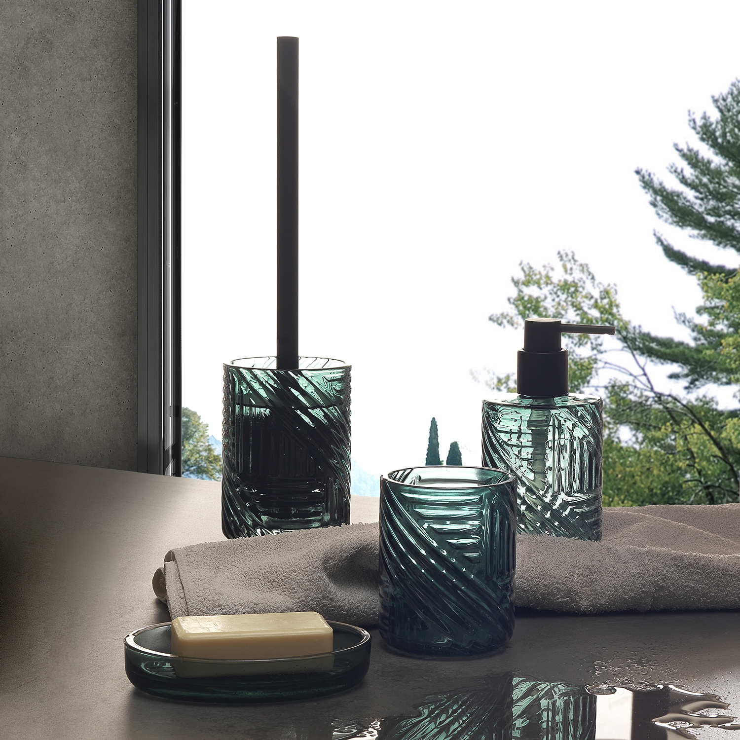 gedy-corinne-porte-savon-vert-poser-savon-solide image 3