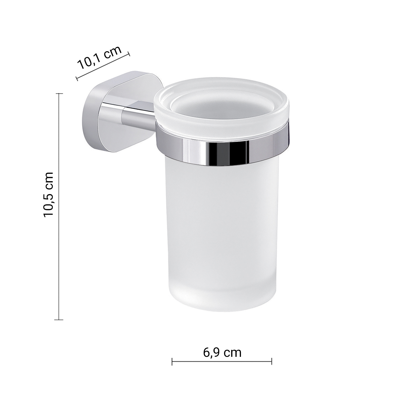 gedy-bernina-porte-brosse-dents-chrome image 2